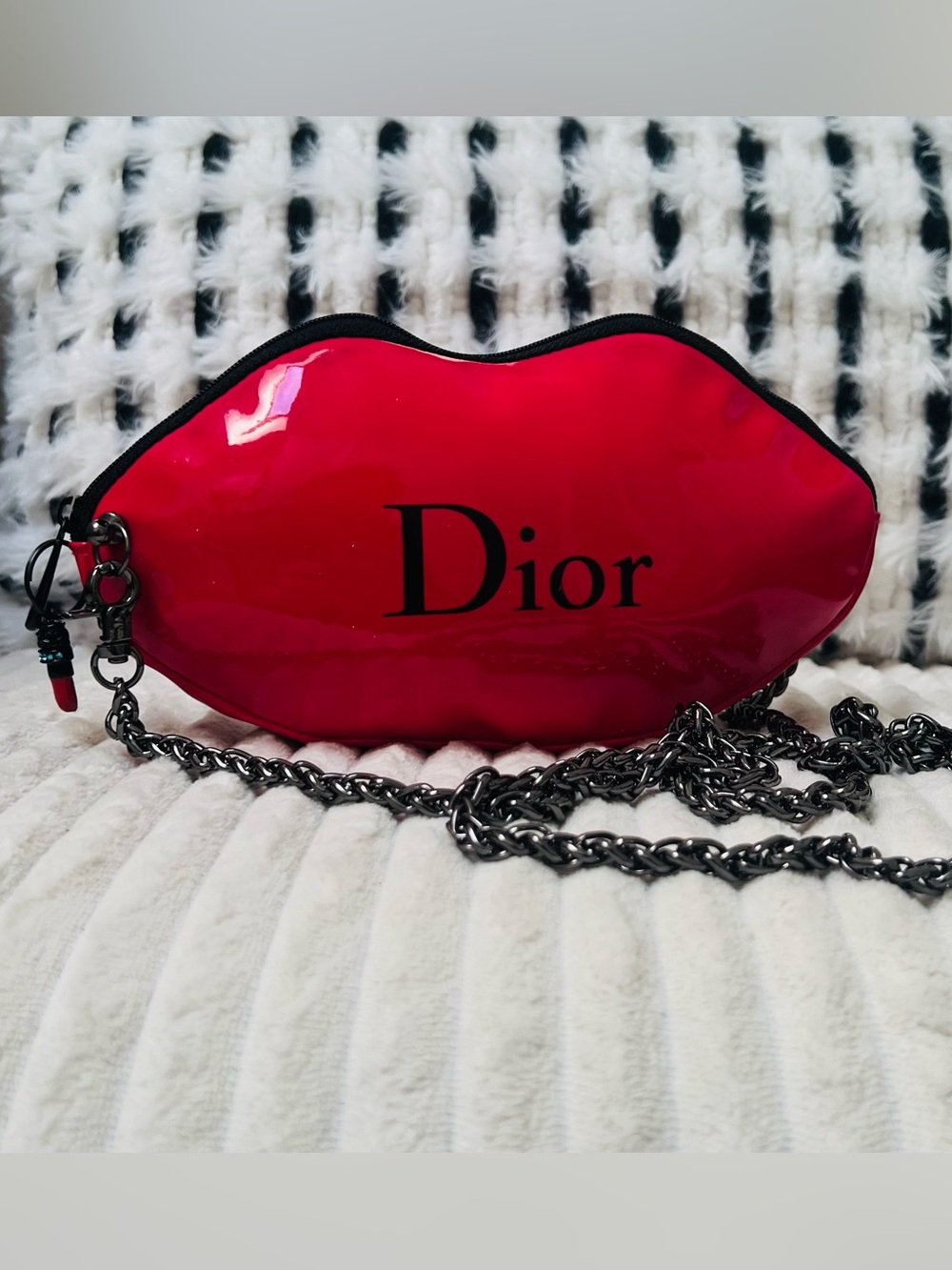 Dior Beauty Upcycled to Chain Shoulder Bag
